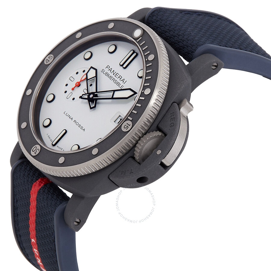 Panerai Submersible QuarantaQuattro Automatic White Dial Men's Watch PAM01543 - 2