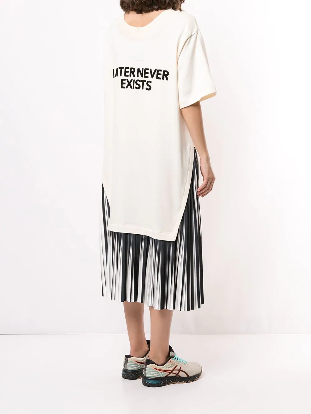 slogan T-shirt dress - 4