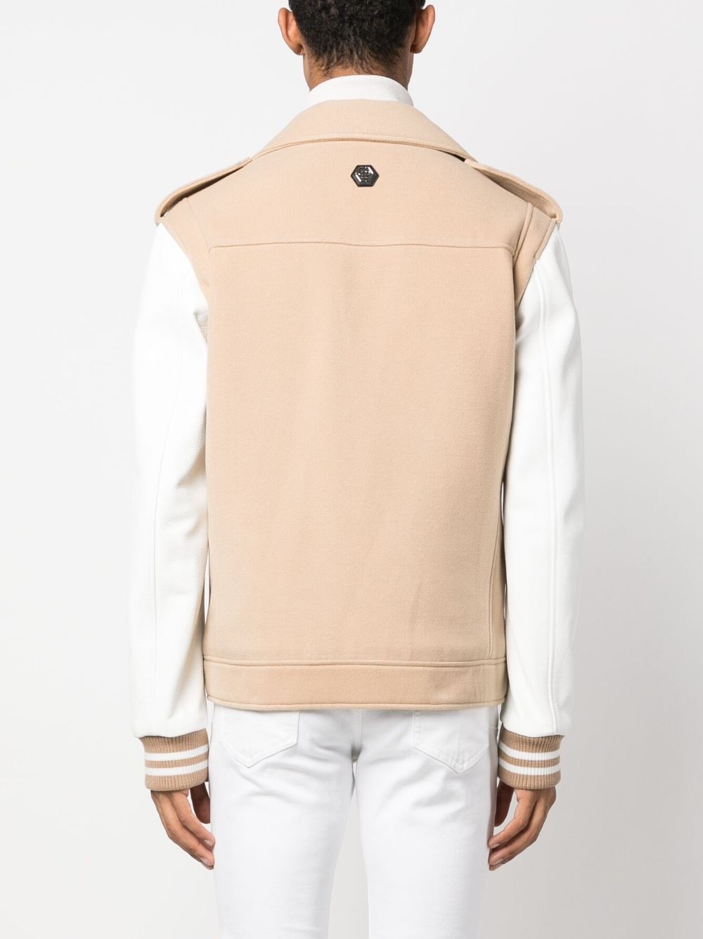 leather biker jacket - 4