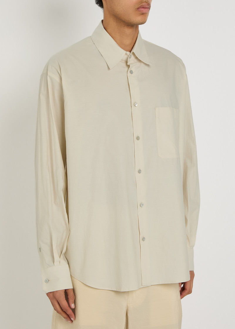 Lemaire Lemaire Cotton and Silk-blend Shirt outlook