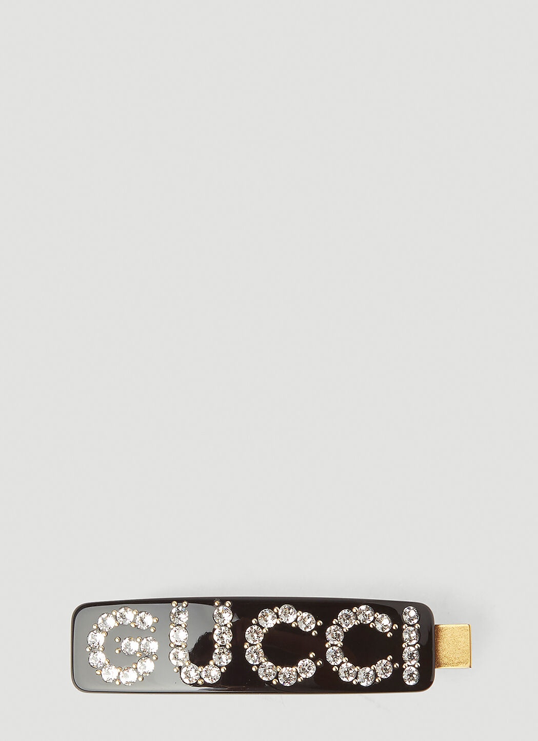 Crystal-Logo Single Hair Clip - 2