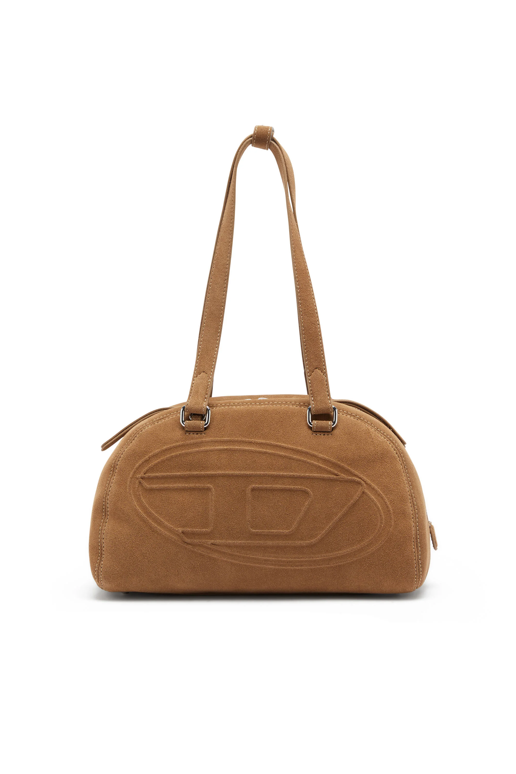 1DR DOME-SUEDE SHOULDER BAG WITH OVAL D LOGO - 1