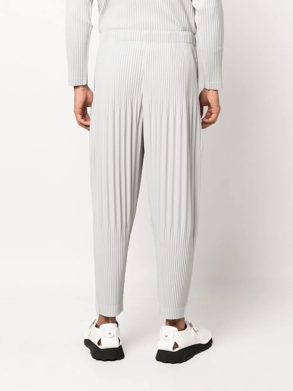 pleated tapered trousers - 4