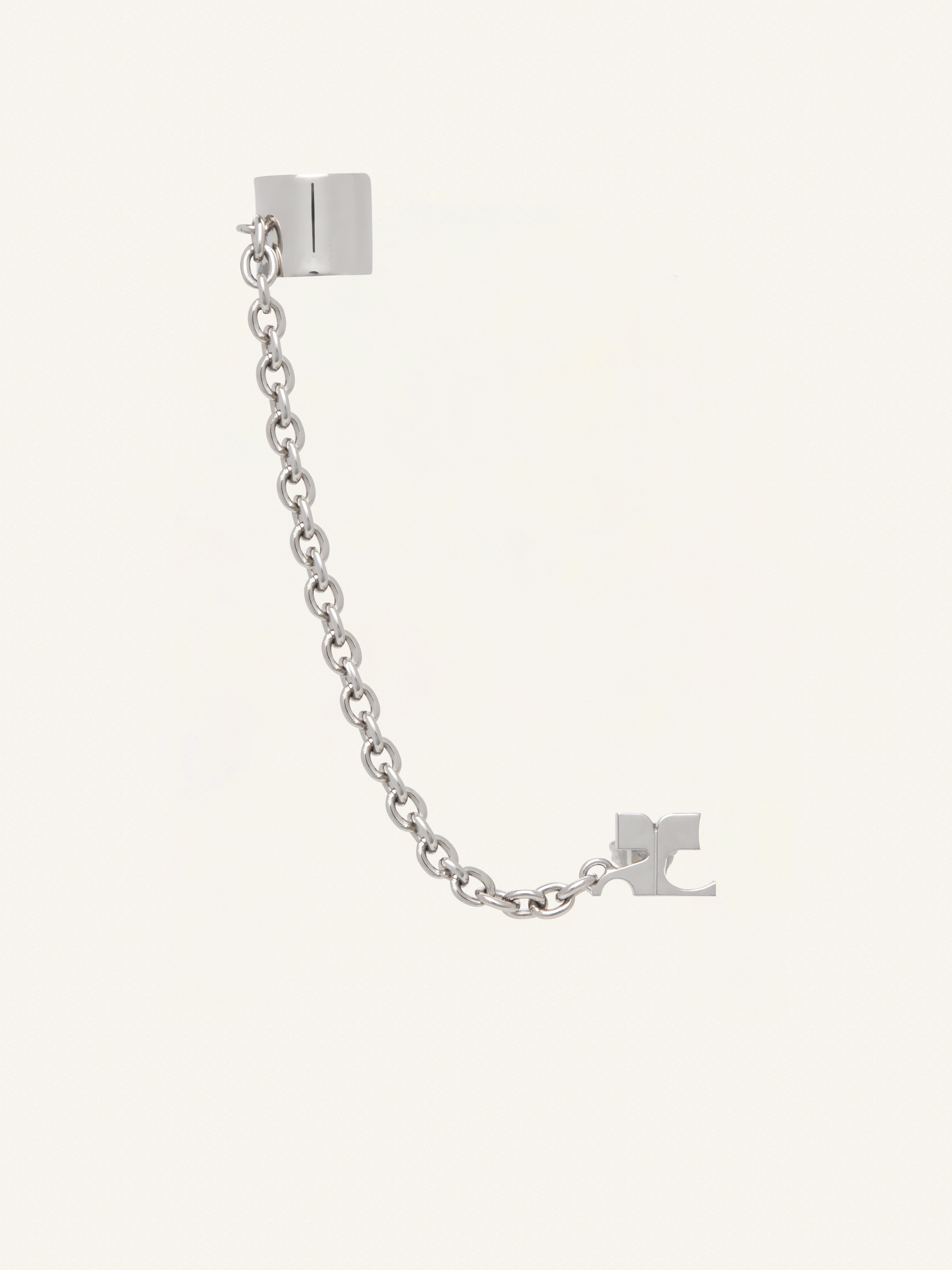 CHAIN SILVER EARCUFF - 1