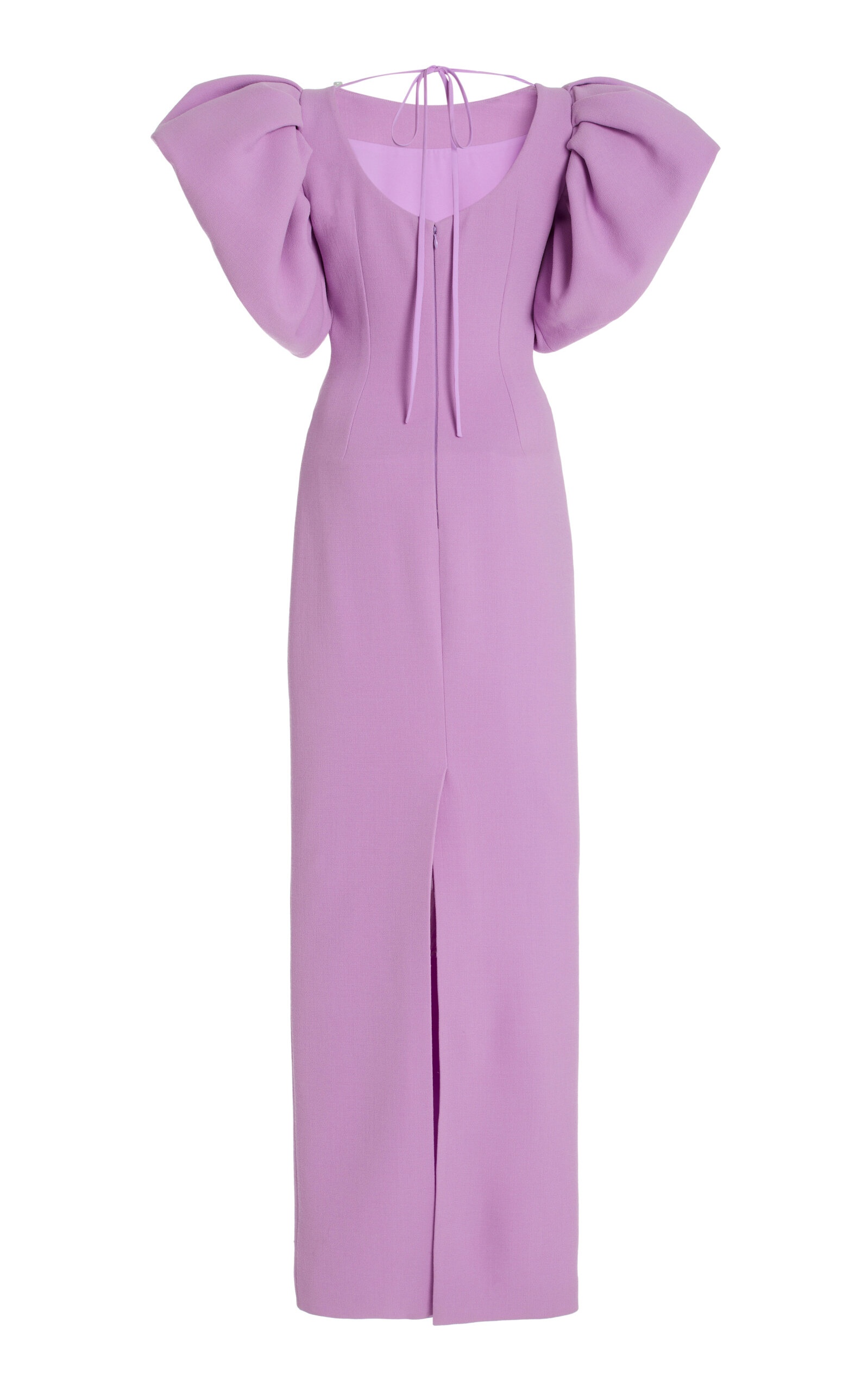 Stretch-Wool Maxi Gown purple - 9