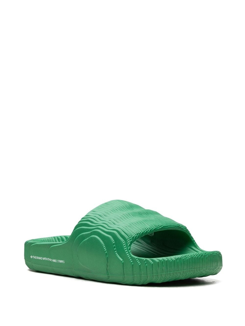 adidas Adilette 22 "Green" slides outlook