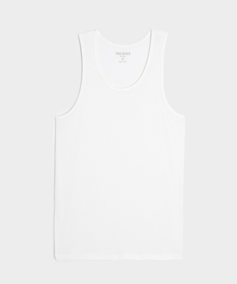 Slim Ribbed Tank 1