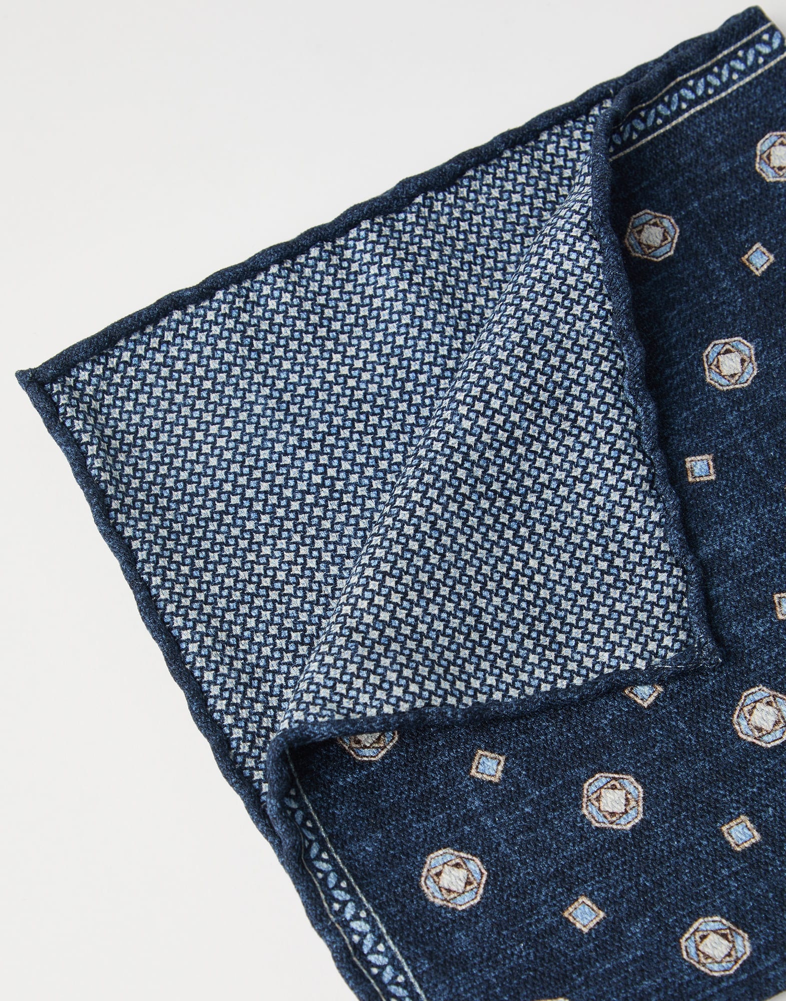 Double face silk pocket square - 2