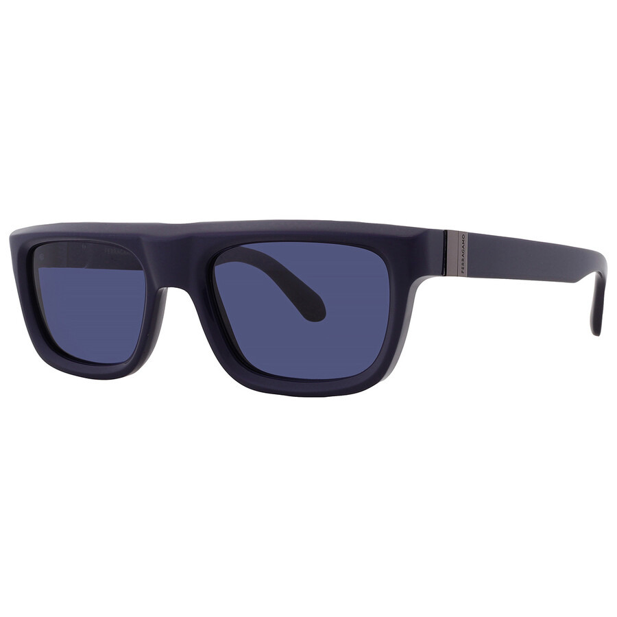 Ferragamo Blue Square Men's Sunglasses SF2009S 414 56 - 2