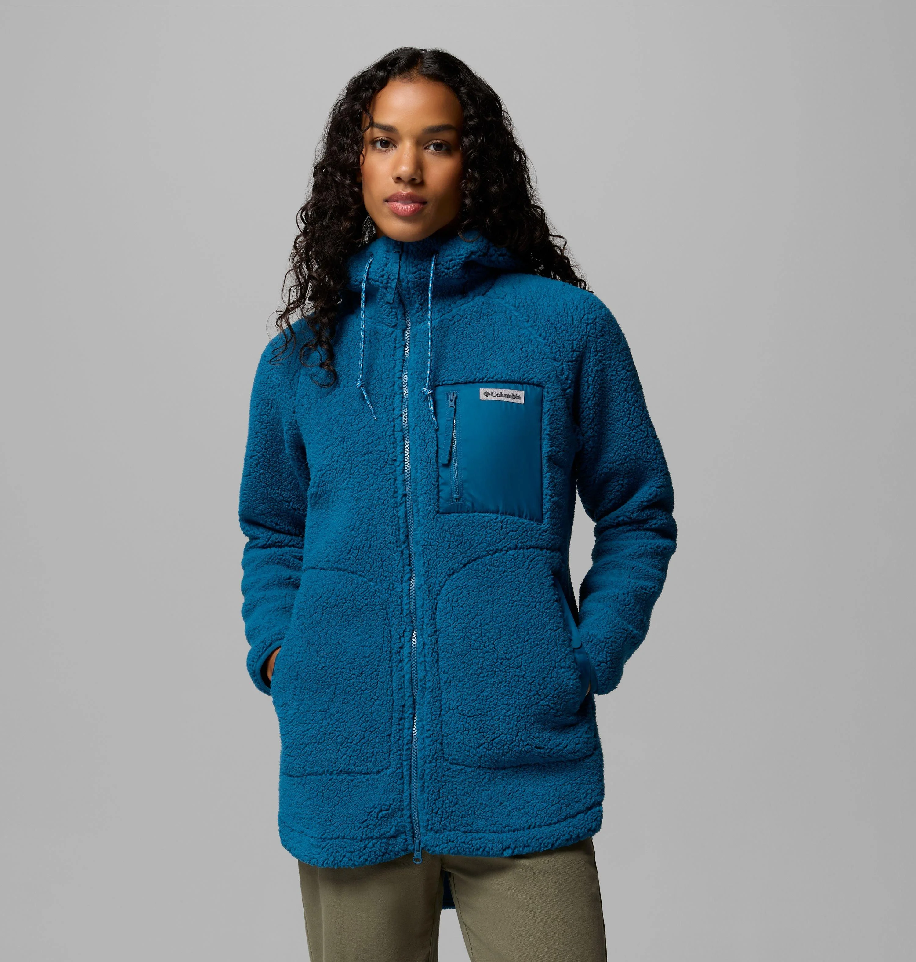 Women's Winter Warmth Full Zip Hoodie - 1