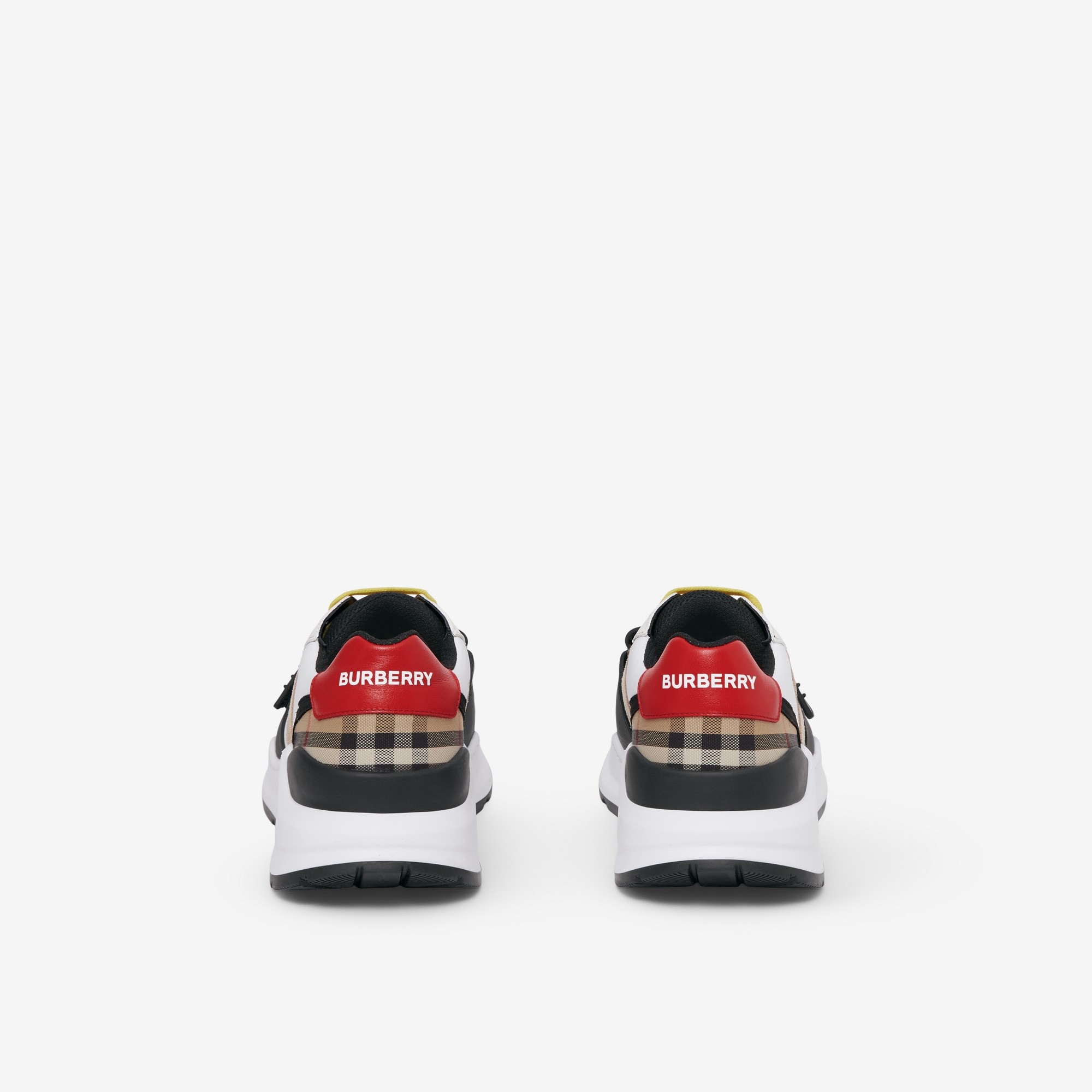 Suede, Nylon and Vintage Check Sneakers - 3