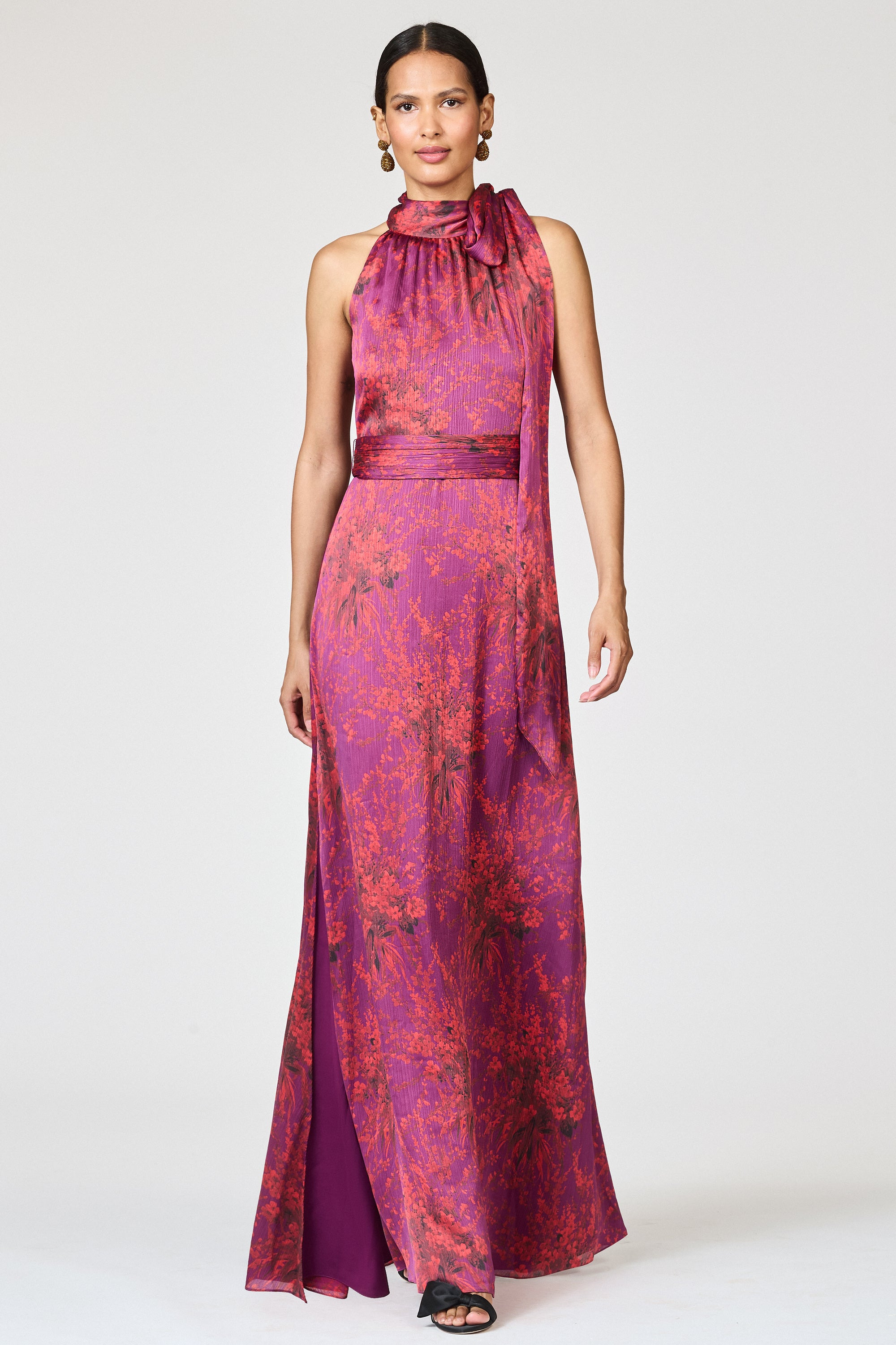 KAYLA GOWN - RASPBERRY BOUQUET - 2