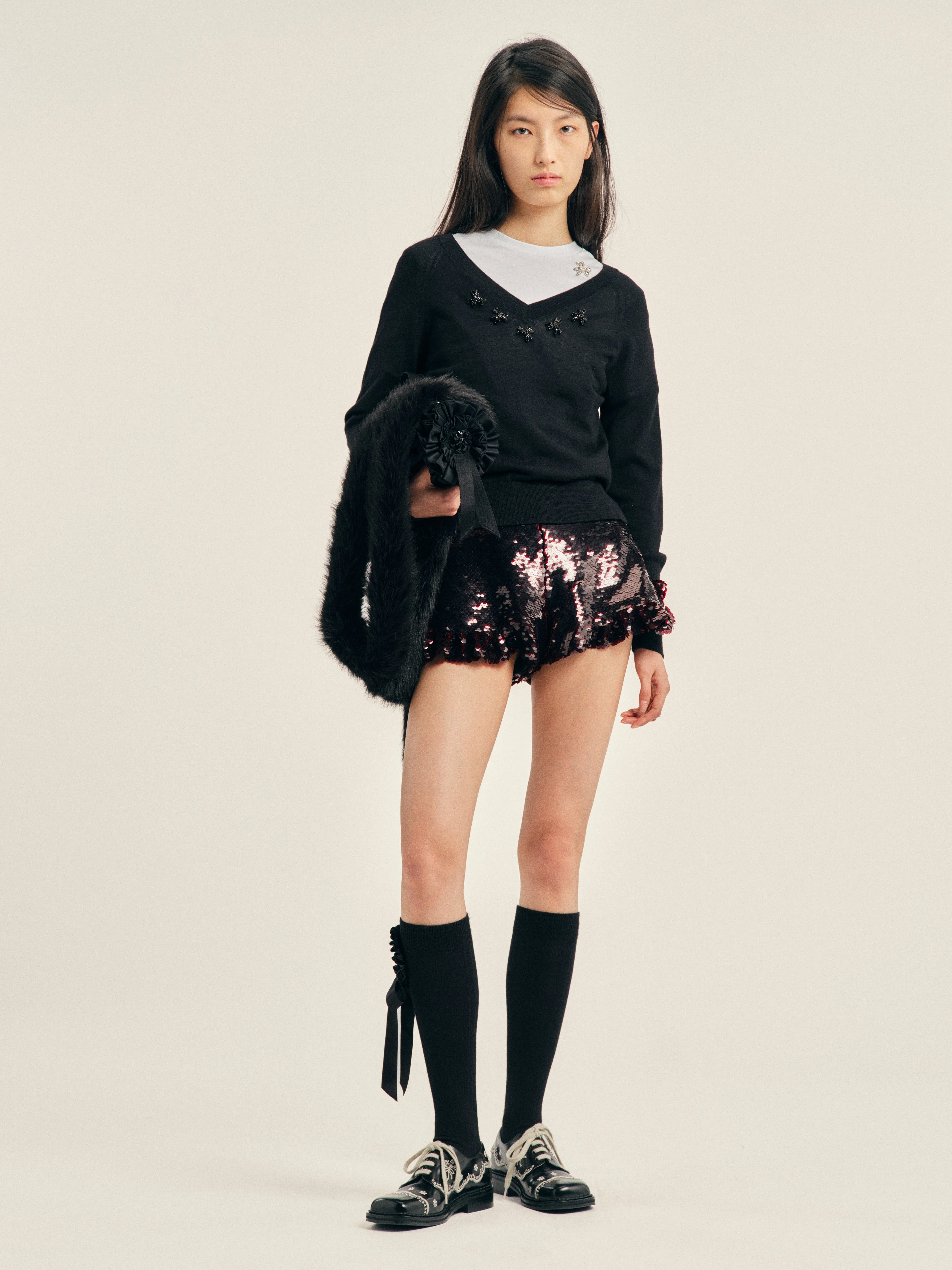 Ruffle Frill Shorts - 1