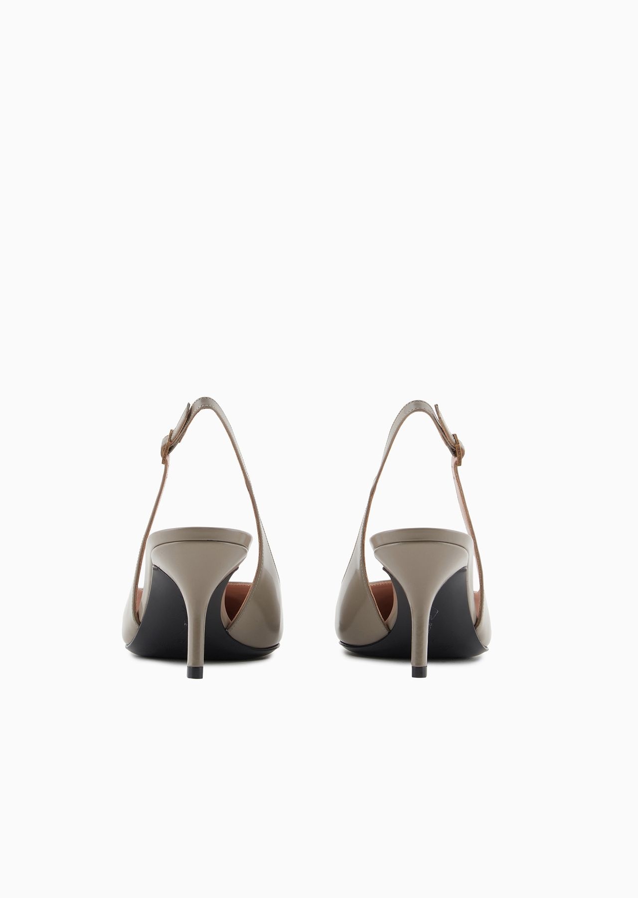 Leather slingbacks - 3