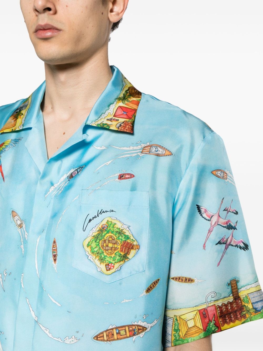 Maison Sur Piloti silk shirt - 5