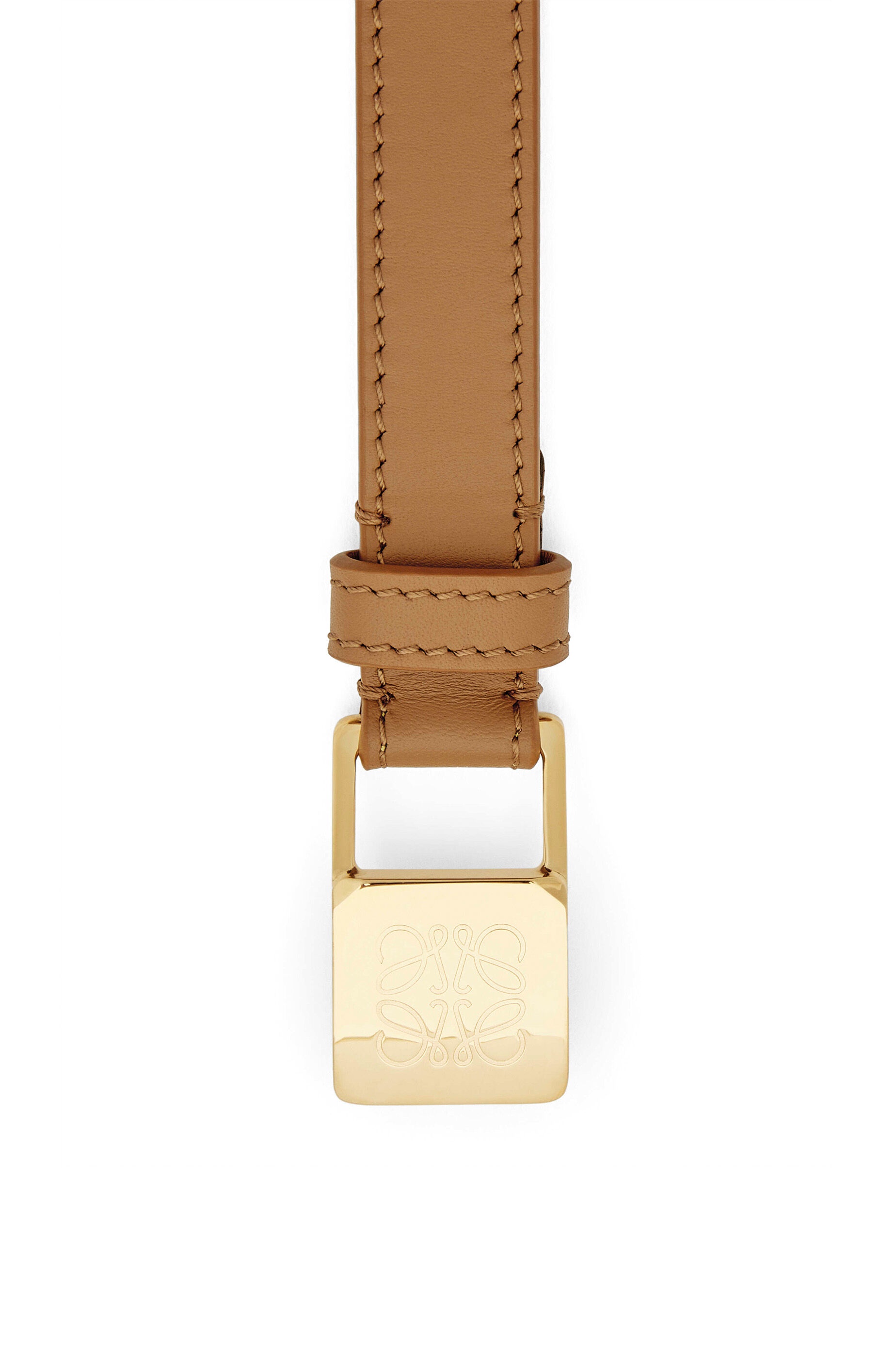 Amazona padlock belt in smooth calfskin - 2