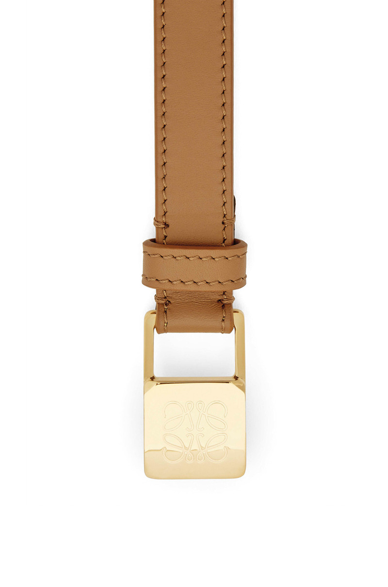 Loewe Amazona padlock belt in smooth calfskin outlook