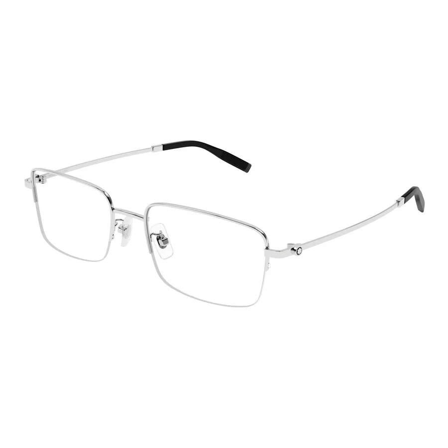 Montblanc Demo Rectangular Titanium Men's Eyeglasses MB0313OA 001 54 - 1