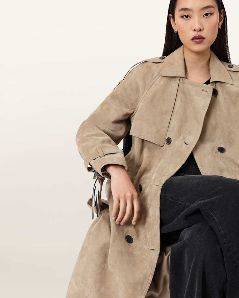 REED SUEDE TRENCH COAT 9