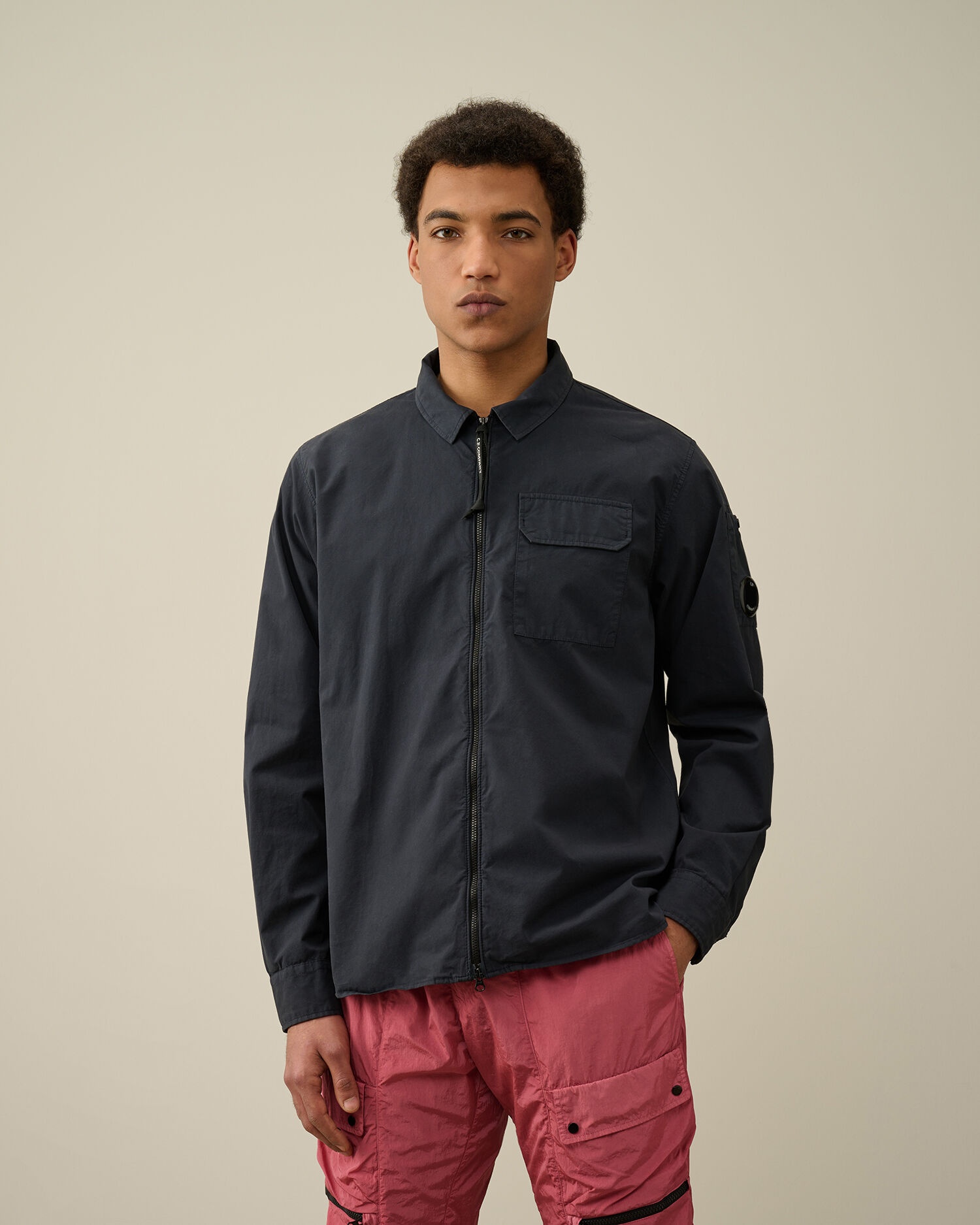 Gabardine Zipped Shirt - 2