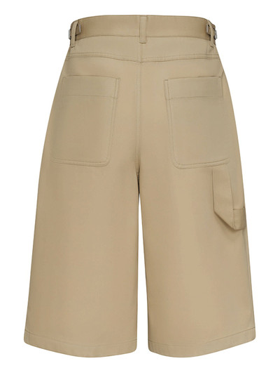 Wooyoungmi Mens Beige Pleated Shorts outlook