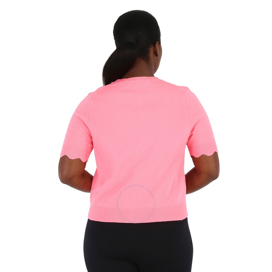 Marc Jacobs Peach Short Sleeved Cashmere Cardigan - 5
