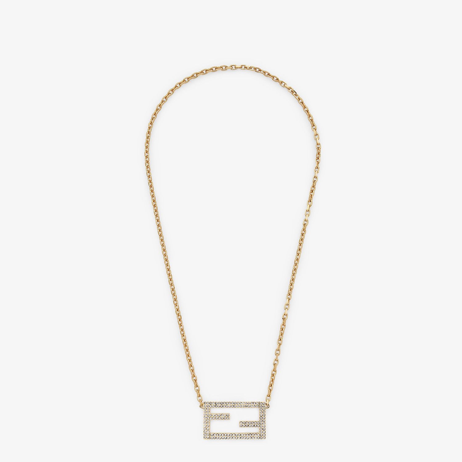 Gold-color necklace - 1