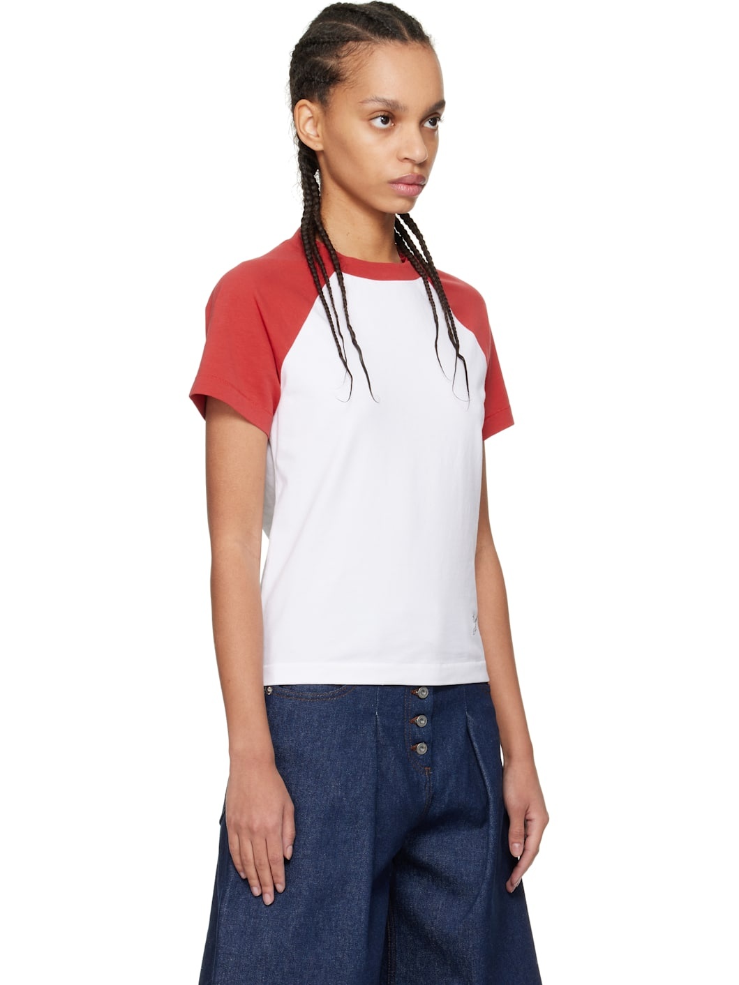 Red 'The Baseball mini' T-shirt - 2
