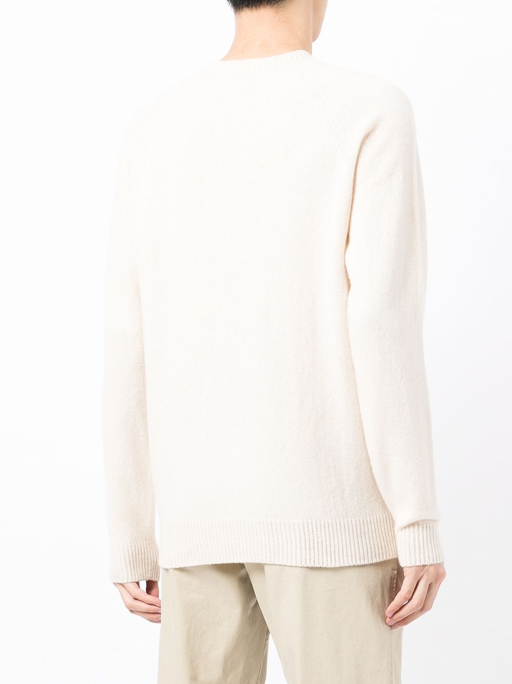 crew-neck wool jumper - 4