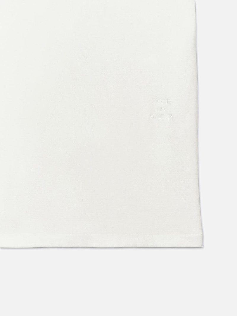 FRAME Duo Fold Tee in White outlook
