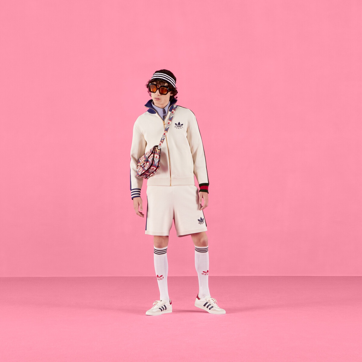 adidas x Gucci viscose zip-up jacket - 2