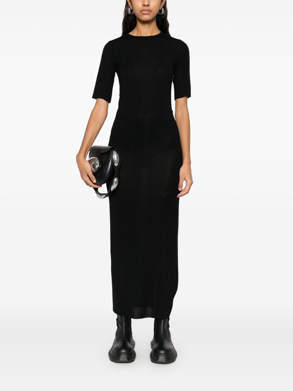 ribbed maxi dress - 2