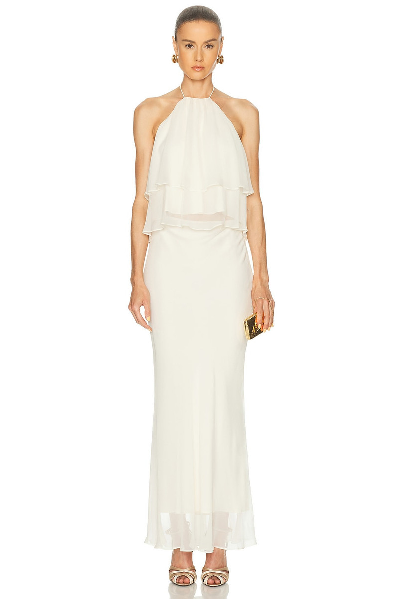 THE SEI Ruffle Halter Top outlook