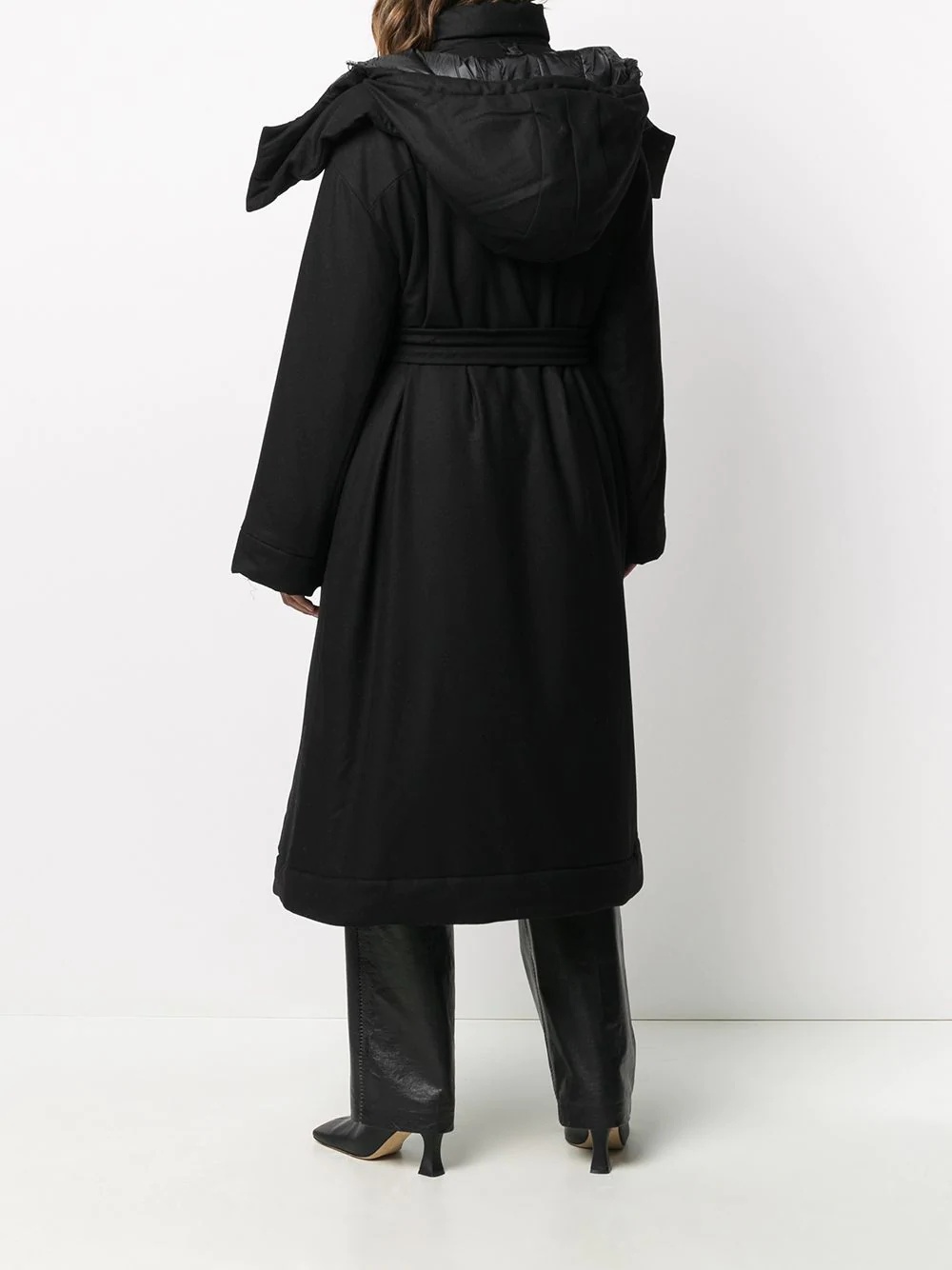 oversize collar coat - 4