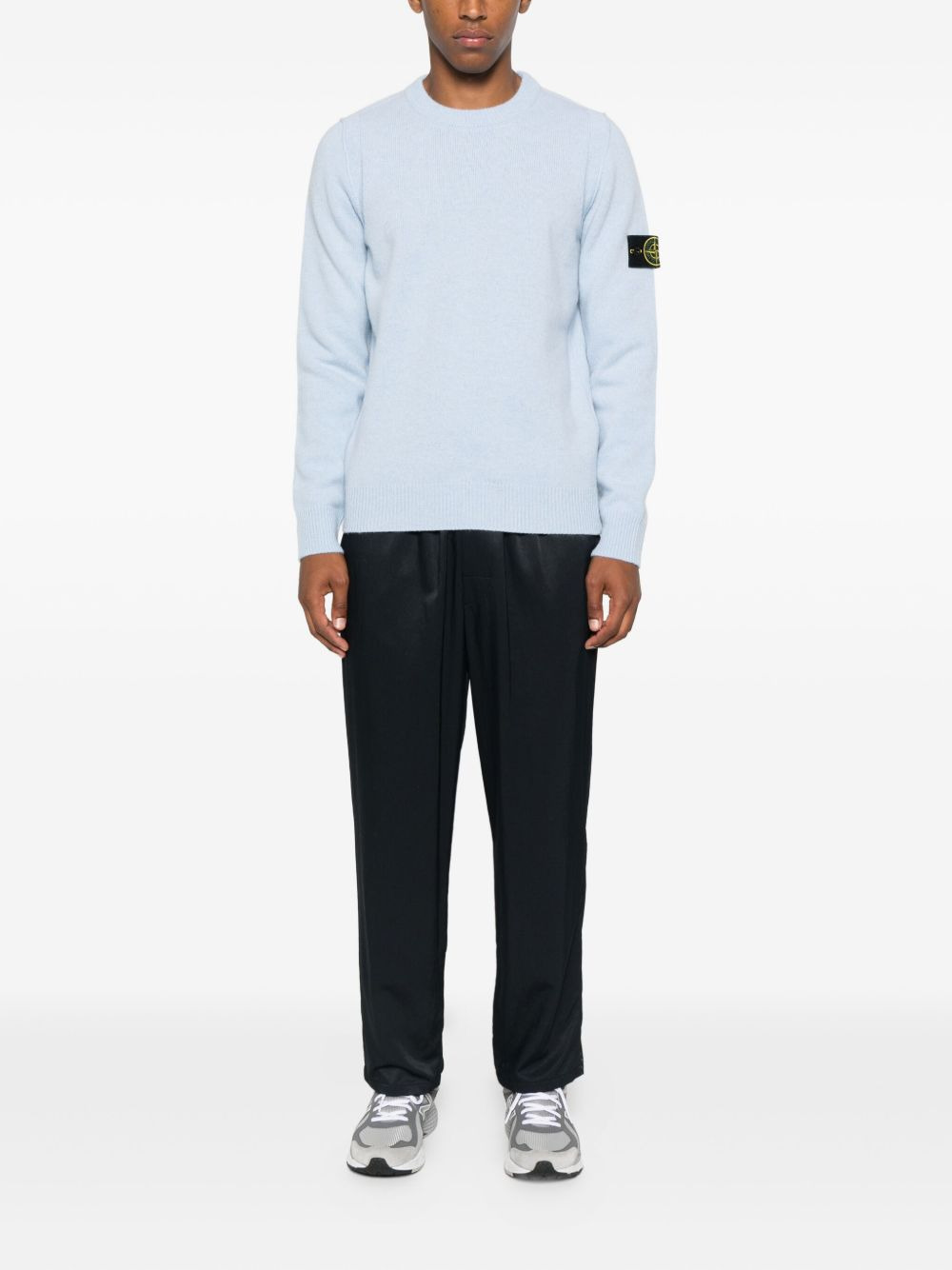 Compass-motif wool-blend sweater - 2