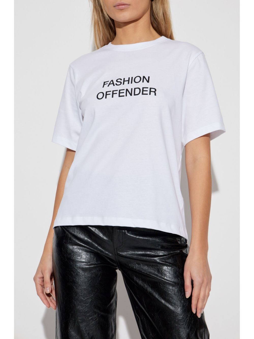 slogan-print T-shirt - 3