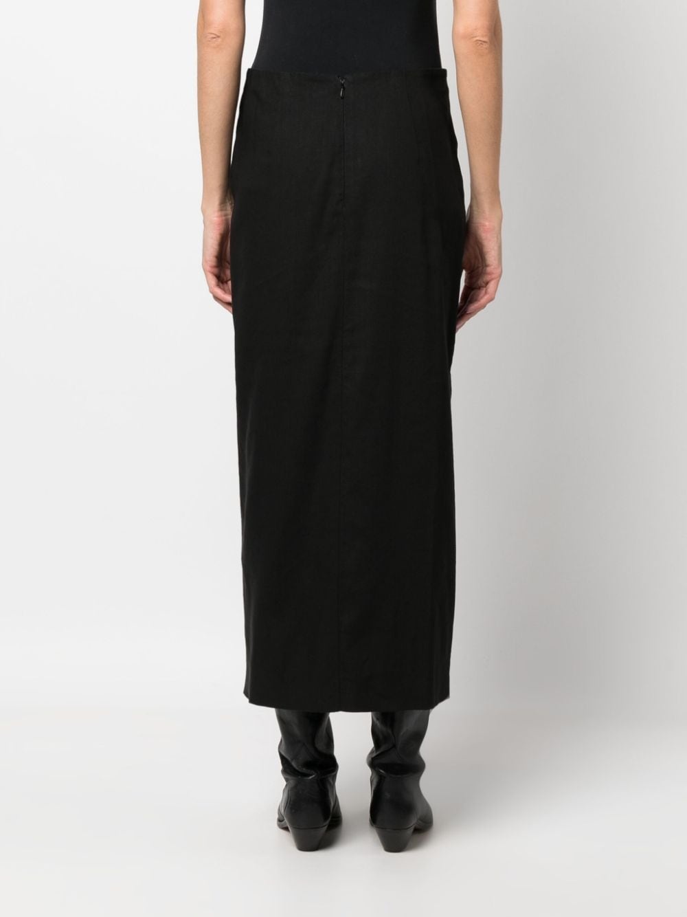 high-waist straight skirt - 4