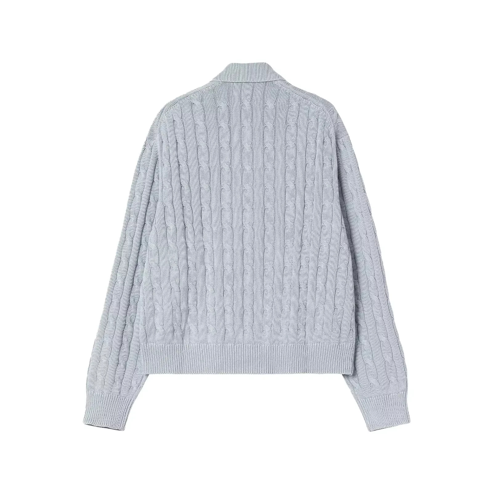 Carter Sweater Jacket W "Blue Fog" - 2