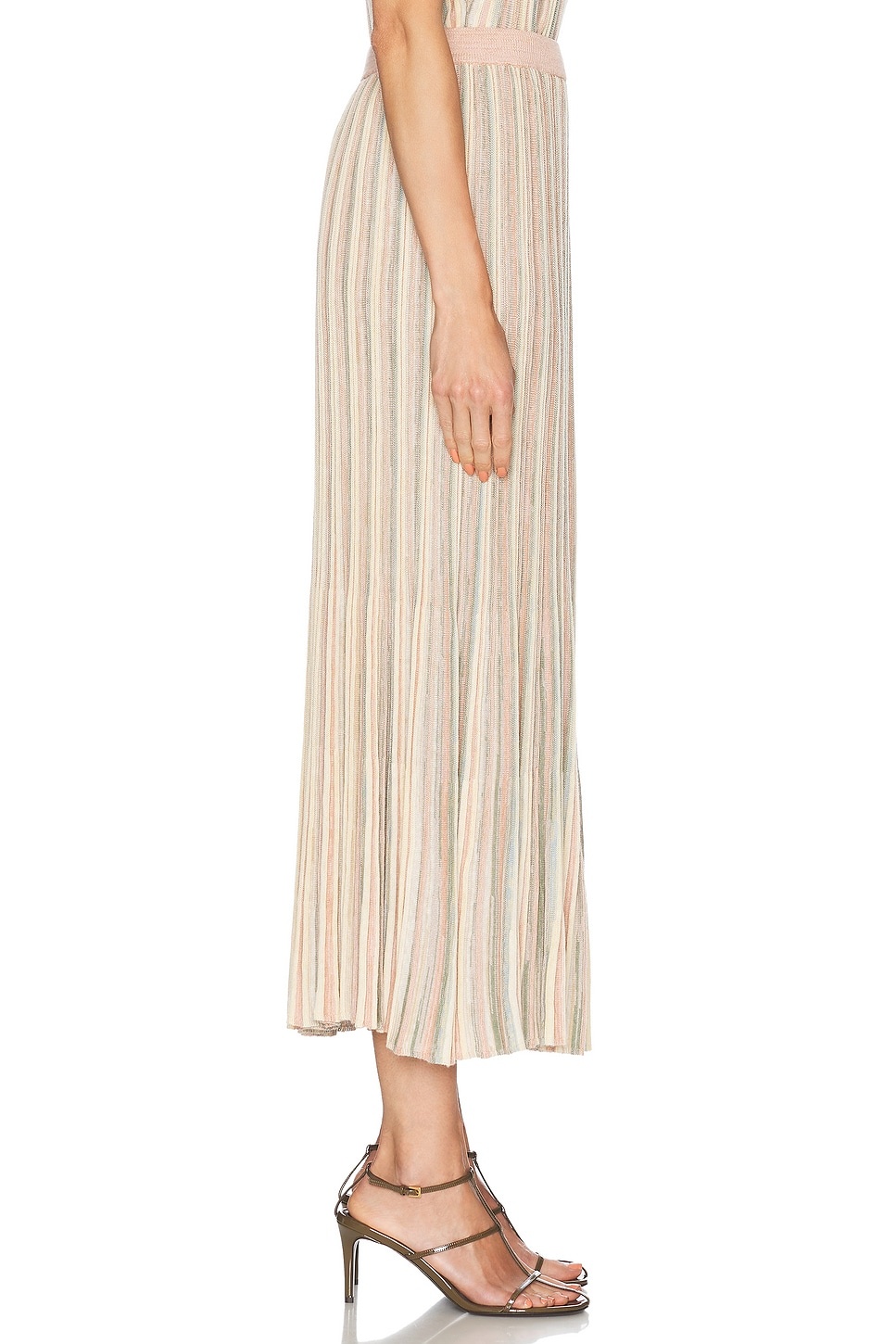 Illuminate Mouline Maxi Skirt - 3