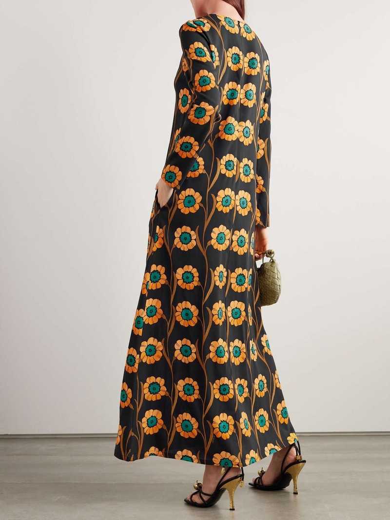Swing floral-print crepe maxi dress 3