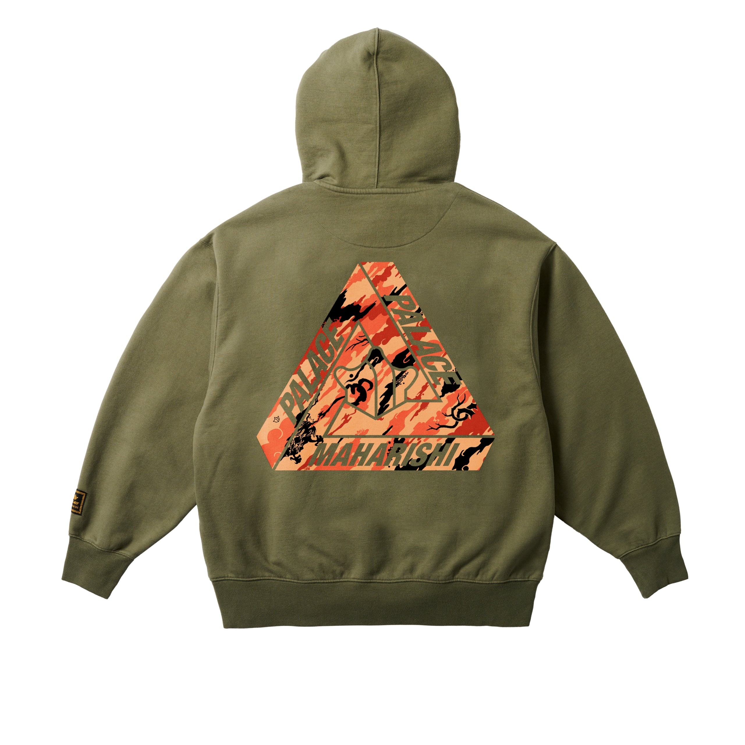 PALACE MAHARISHI TRI-BONSAI HOOD OLIVE - 2