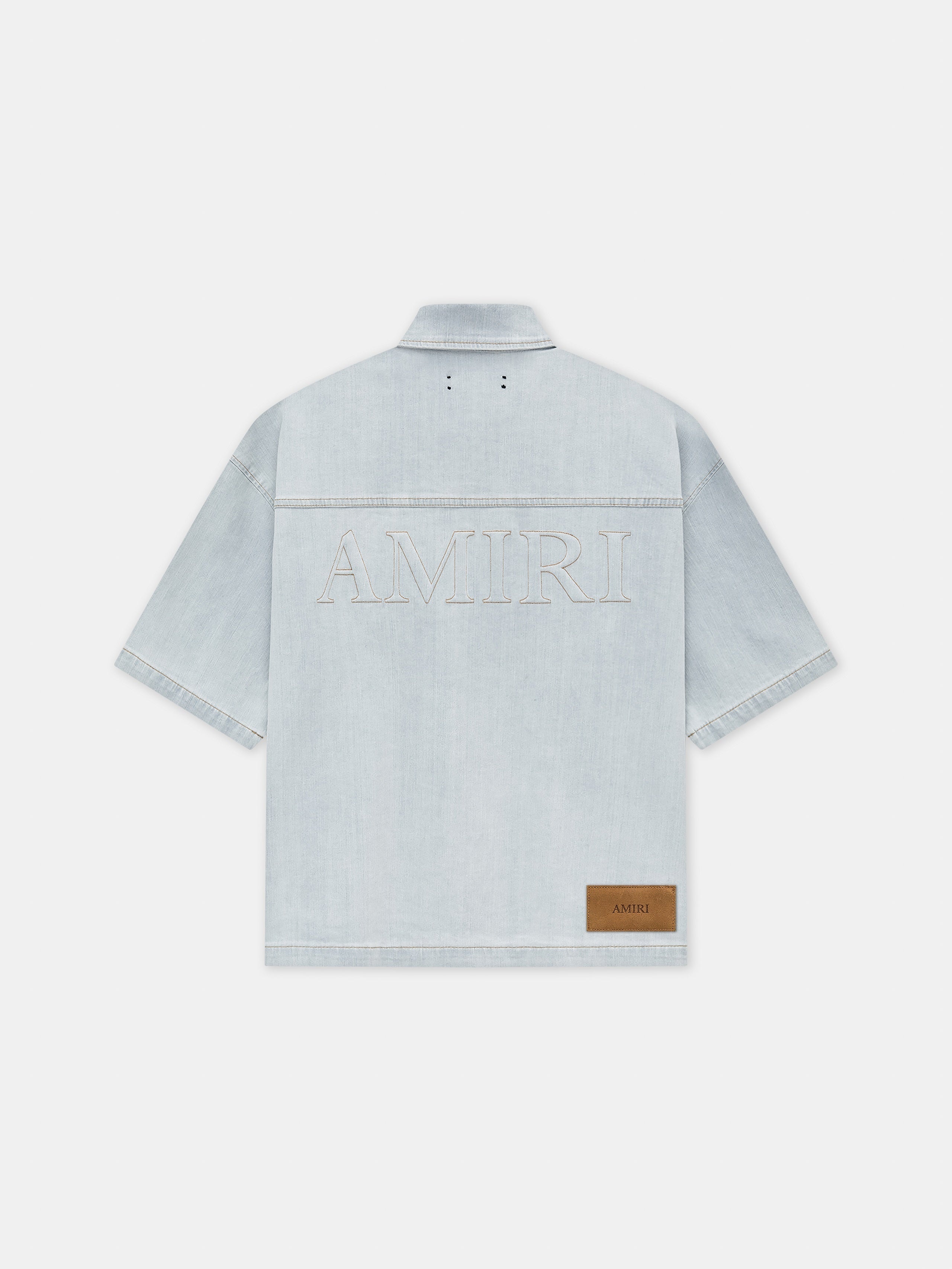 AMIRI 3D SHORT SLEEVE SNAP SHIRT - 4