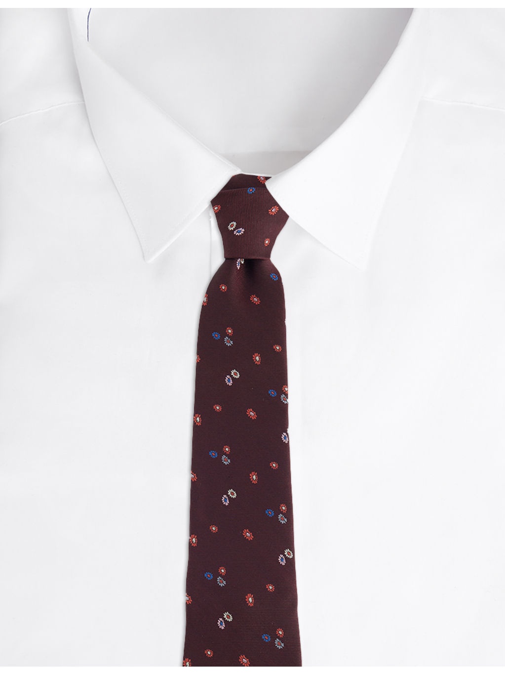Jacquard-Floral Silk Tie - 3
