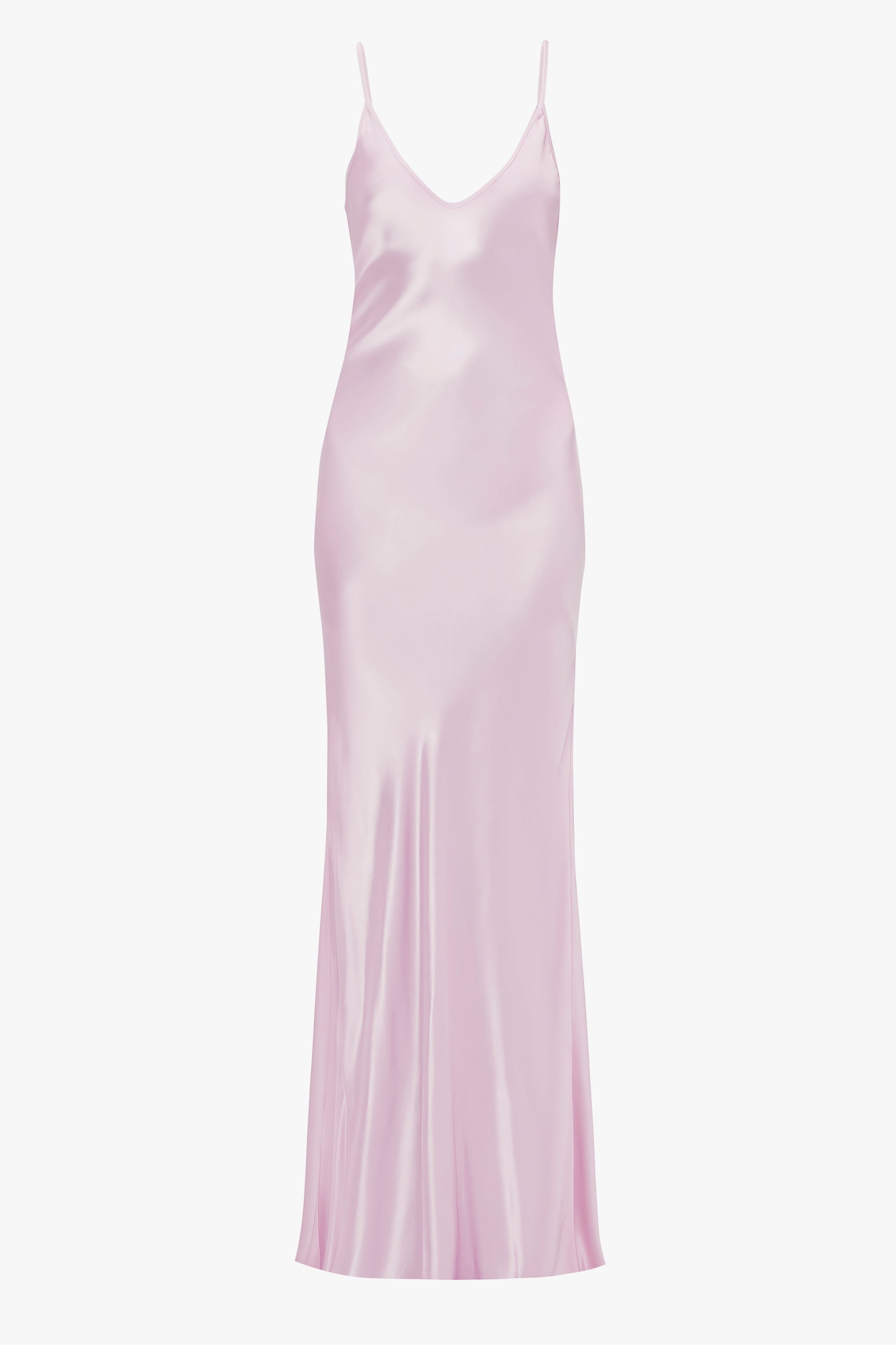 Low Back Cami Floor-Length Dress In Rosa - 6