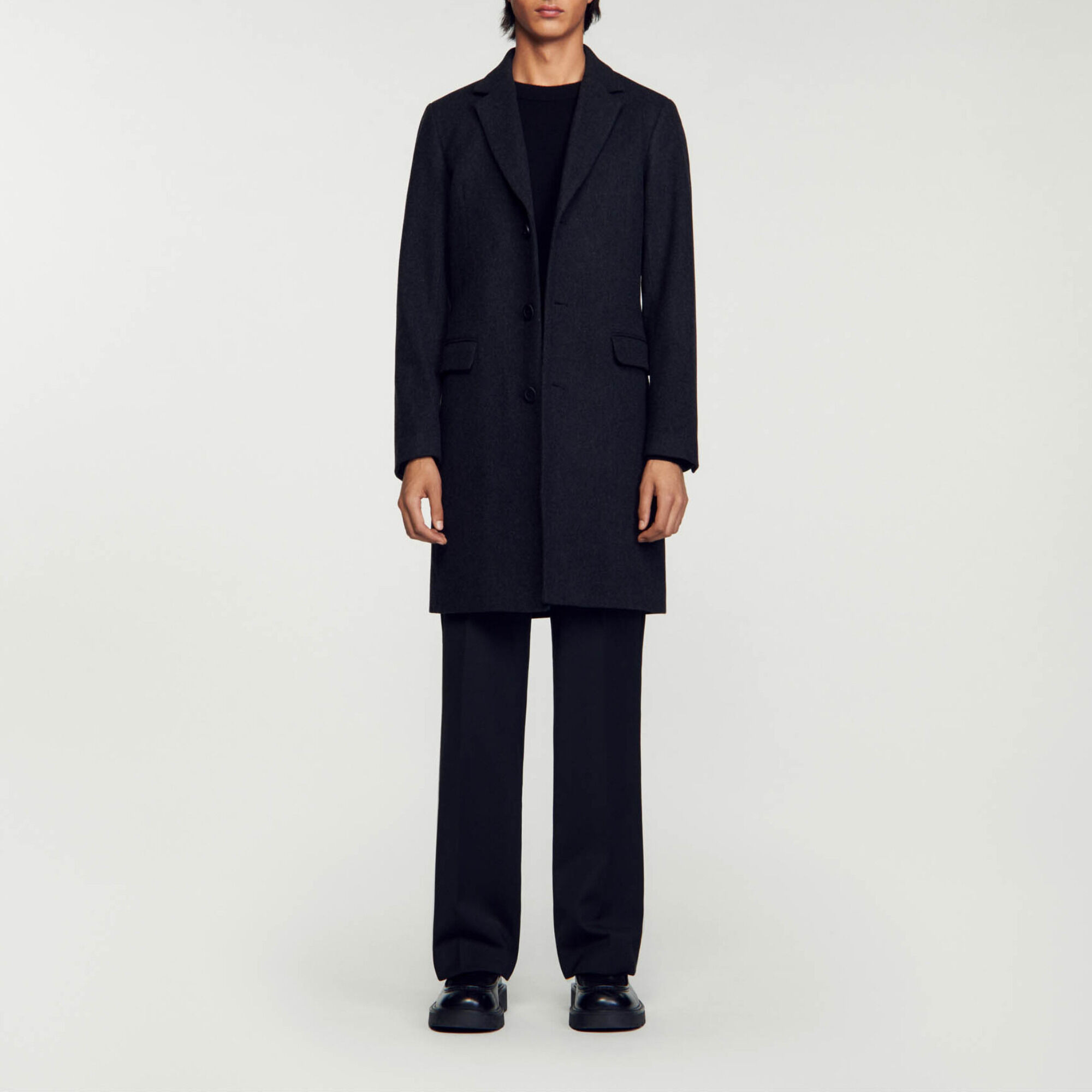 BROADCLOTH WOOL COAT - 2