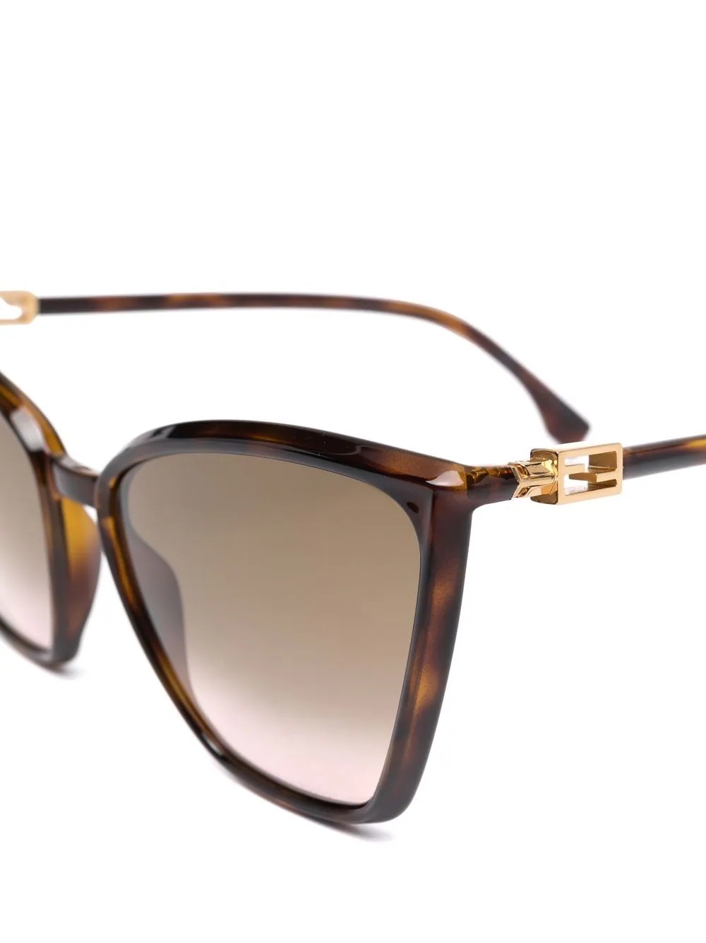 oversized cat-eye frame sunglasses - 3