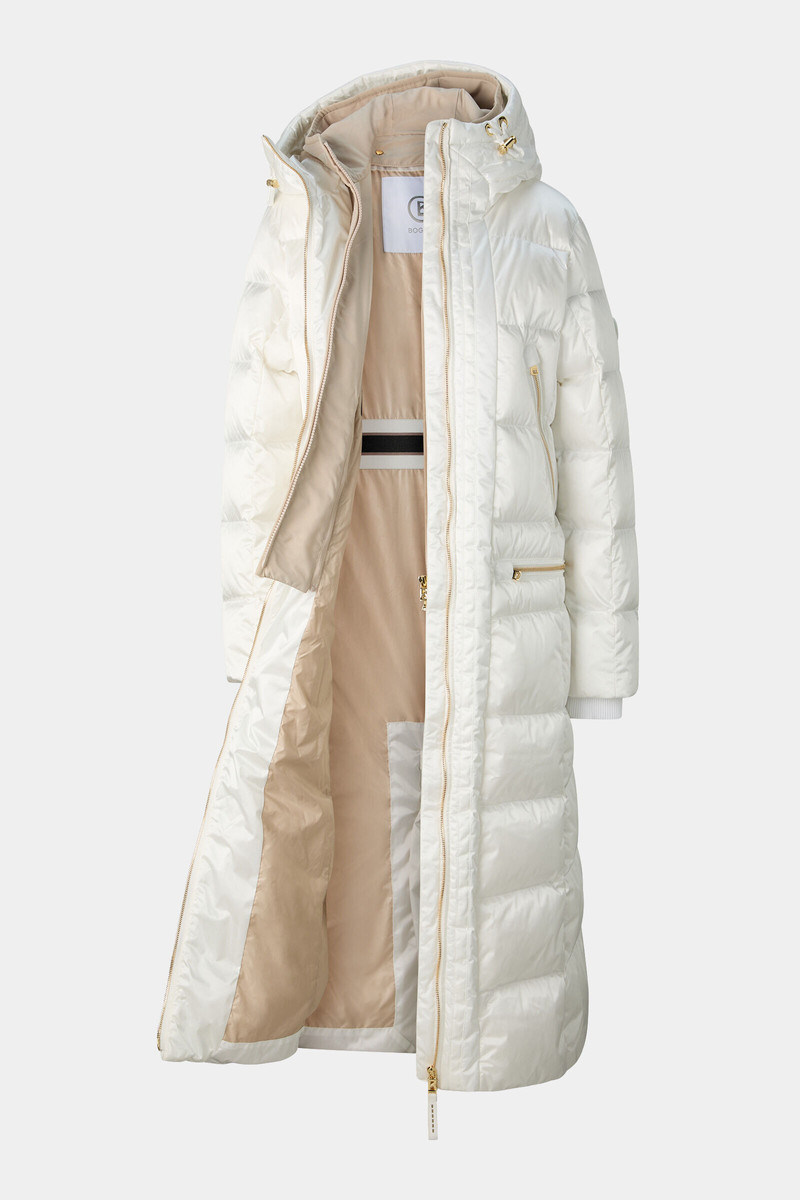 Suna Down Coat in Off-White 2