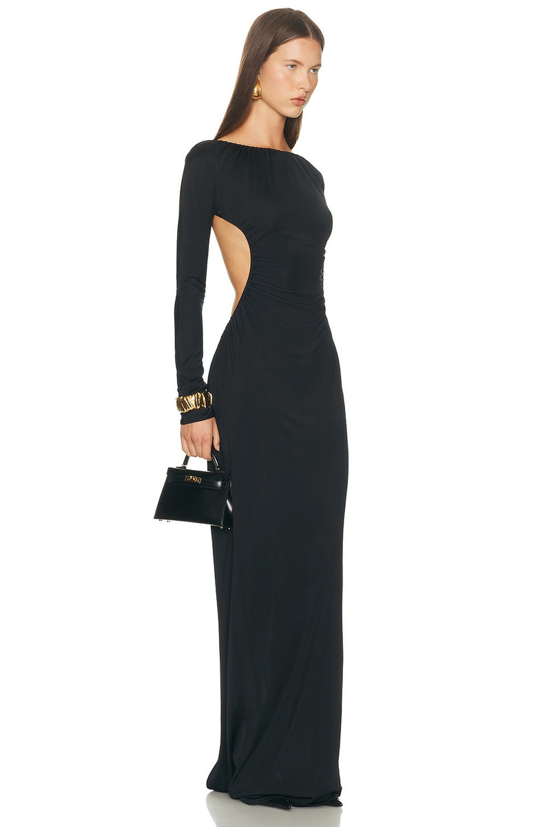 HELSA The Ruched Open Back Jersey Dress outlook