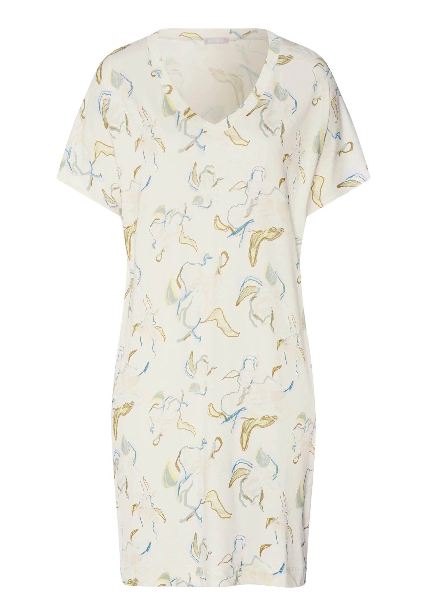 Sleep And Lounge V-Neck Cotton And TENCEL™ Nightgown - 1