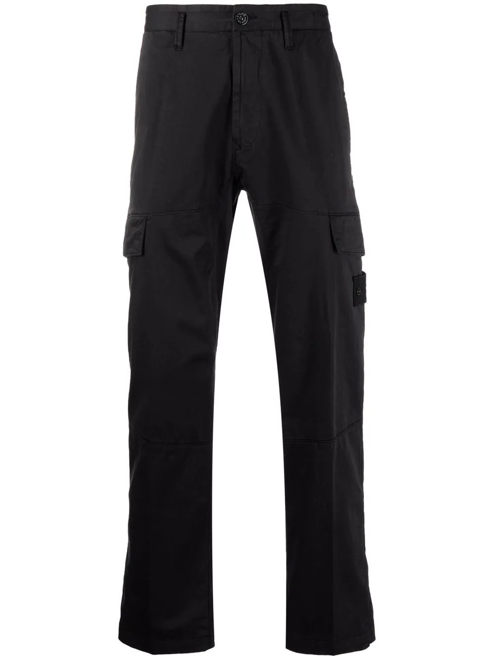 straight-leg cargo trousers - 1